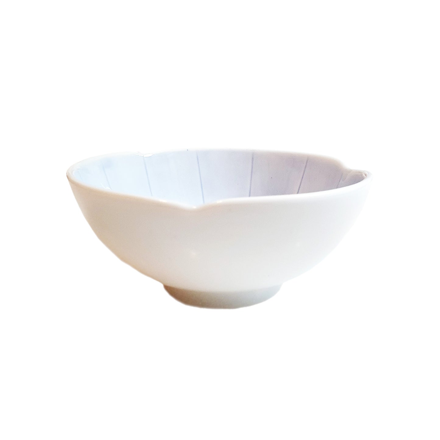 Flower Petal Sky Blue Rice Bowl (1pc/4pcs Set)