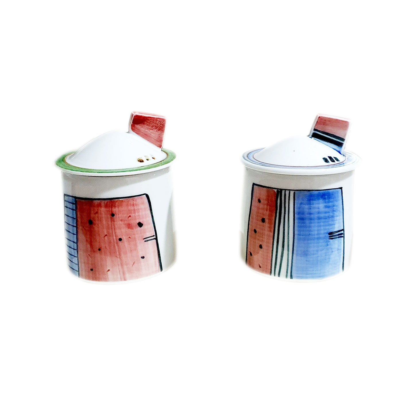 Red Roof House Spice Jar