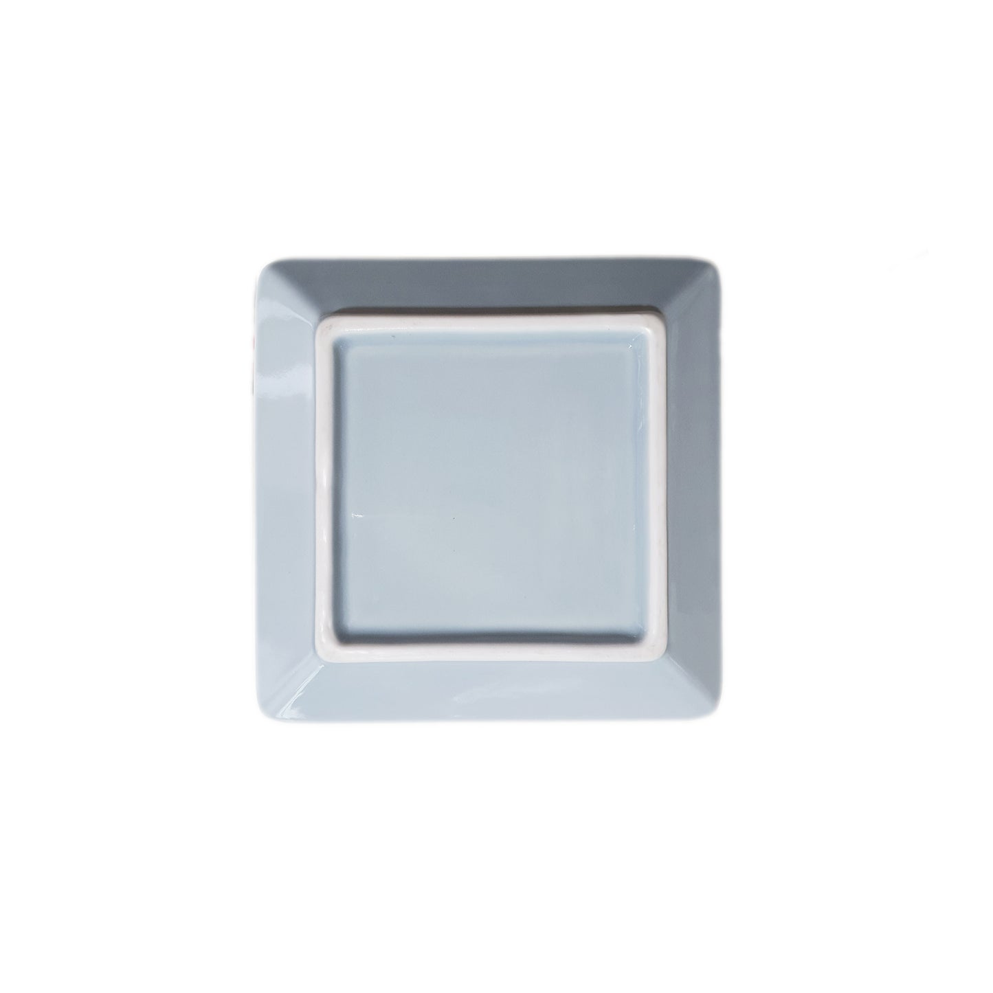 Refreshing Square Plate 127mm (Sky Blue Color)
