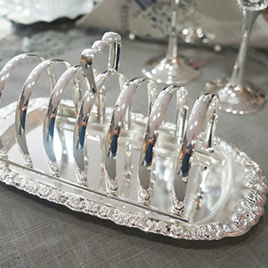 [England Silverware] Toast Rack Floral Base [𝗦𝗢𝗟𝗗 𝗢𝗨𝗧]
