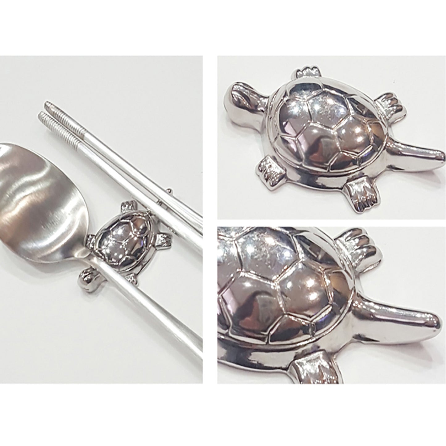Turtle Chopstick Rest (Mirror) 55mm