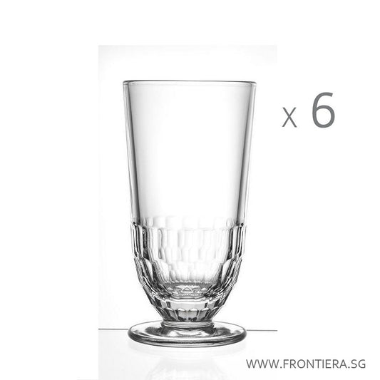 Artois (Set of 6) Long Drink Glass Ø80xH153mm, 380ml