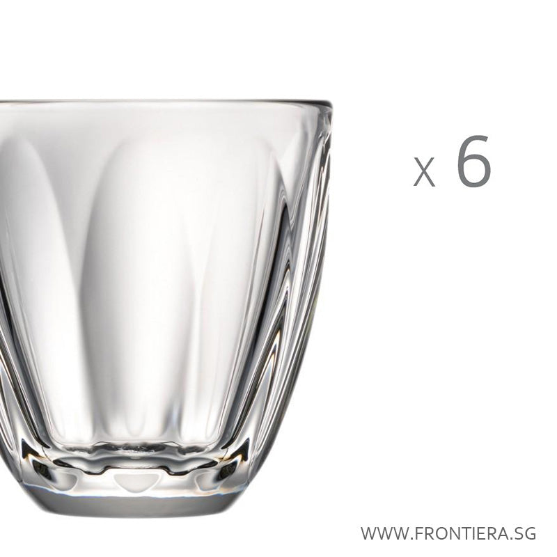 Boudoir Set of 6 Tumbler Glass Ø86xH90mm, 250ml