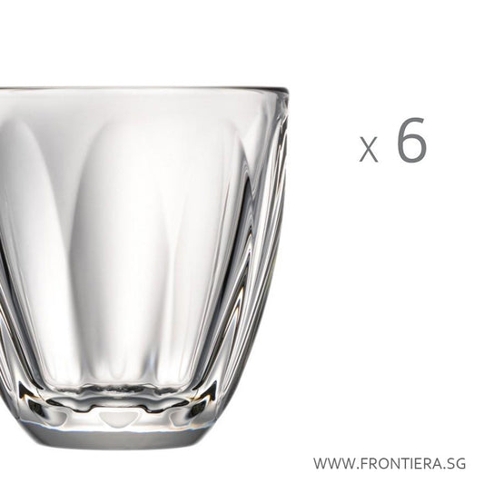 Boudoir Set of 6 Tumbler Glass Ø86xH90mm, 250ml