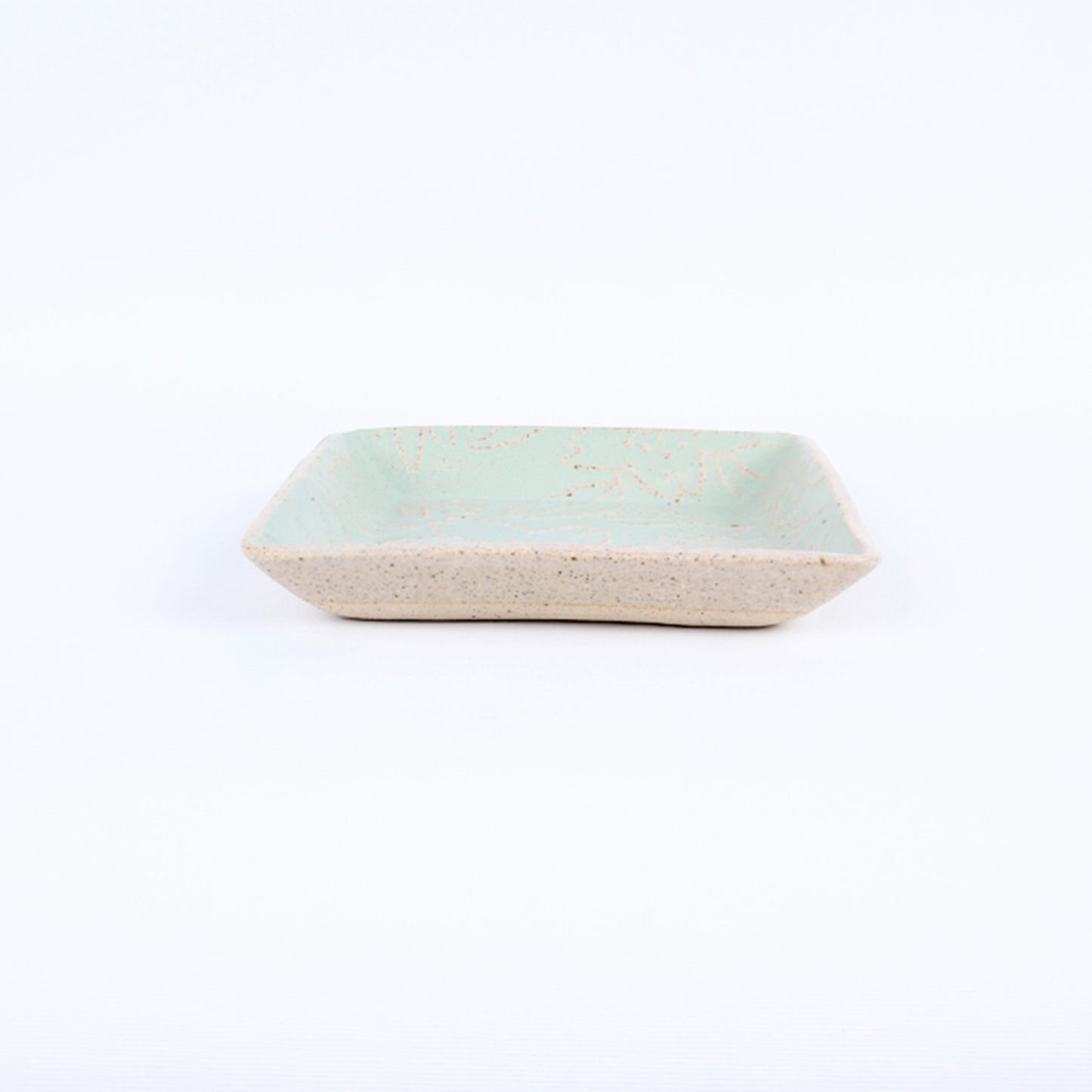 Square Plate 140mm - (Mint Color)