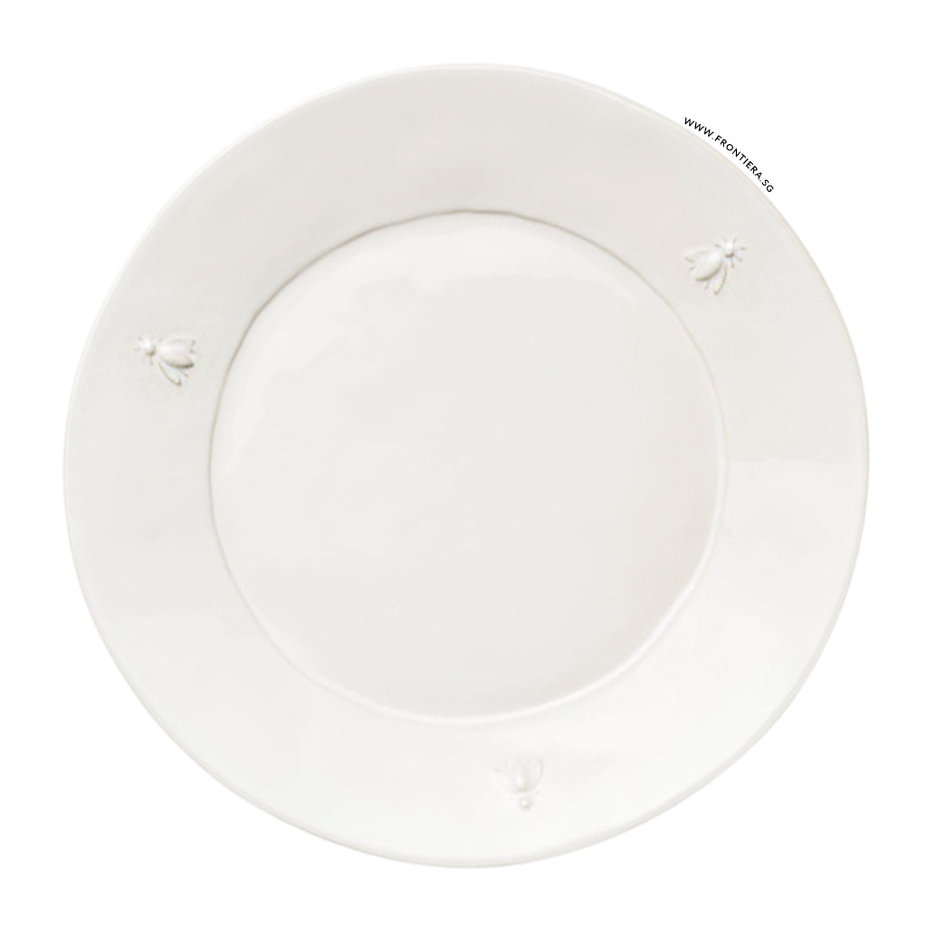 Abeille Bee Ceramic 27.4cm Ivory Dinner Plate [Set of 4] 𝟭𝟬% 𝗢𝗙𝗙