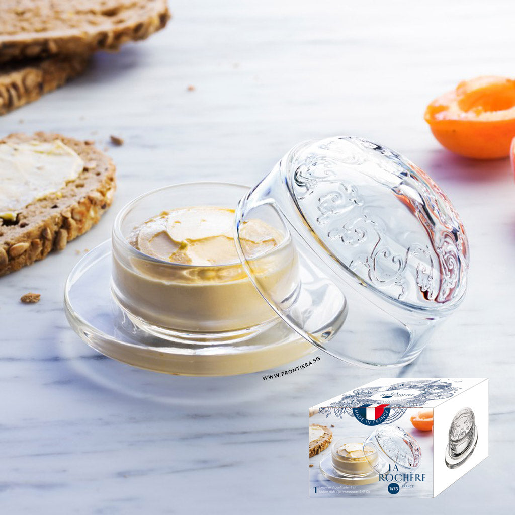 Versailles Jam,Butter Dish w Lid Set