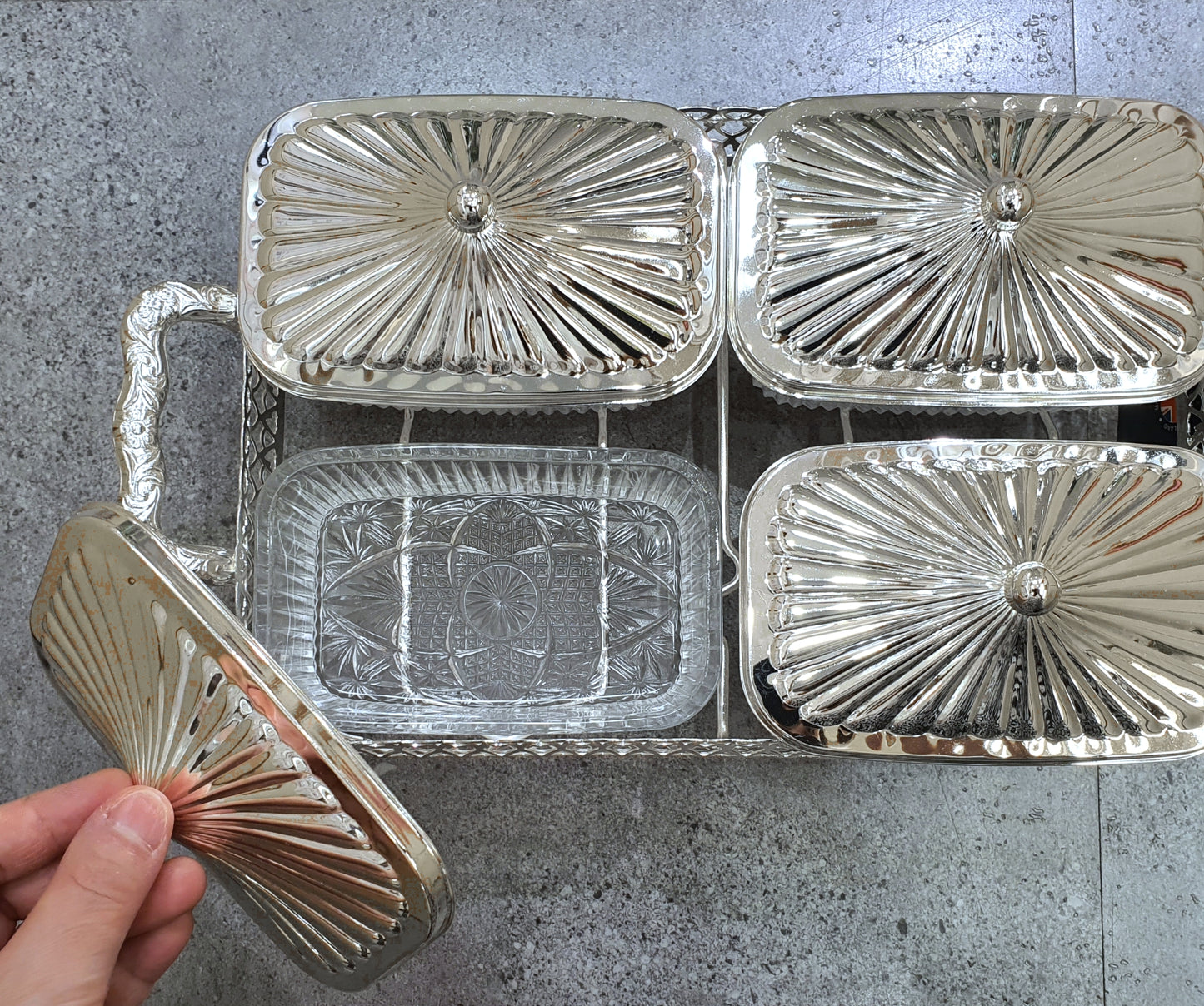 [England Silverware] 4-Piece Party Set [𝗦𝗢𝗟𝗗 𝗢𝗨𝗧]